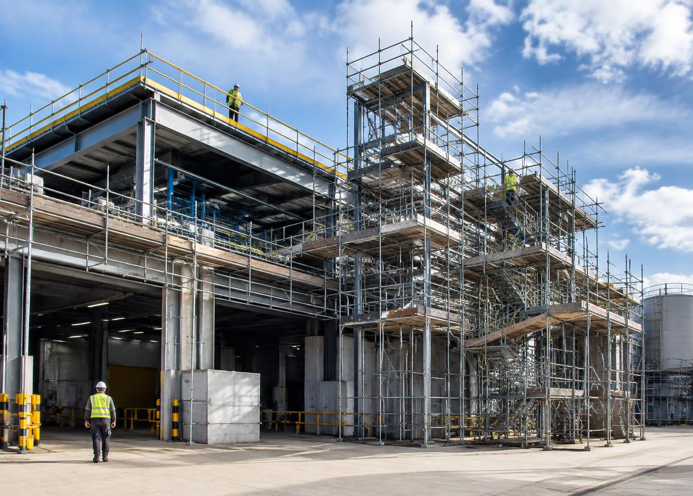 Commercial scaffolding
