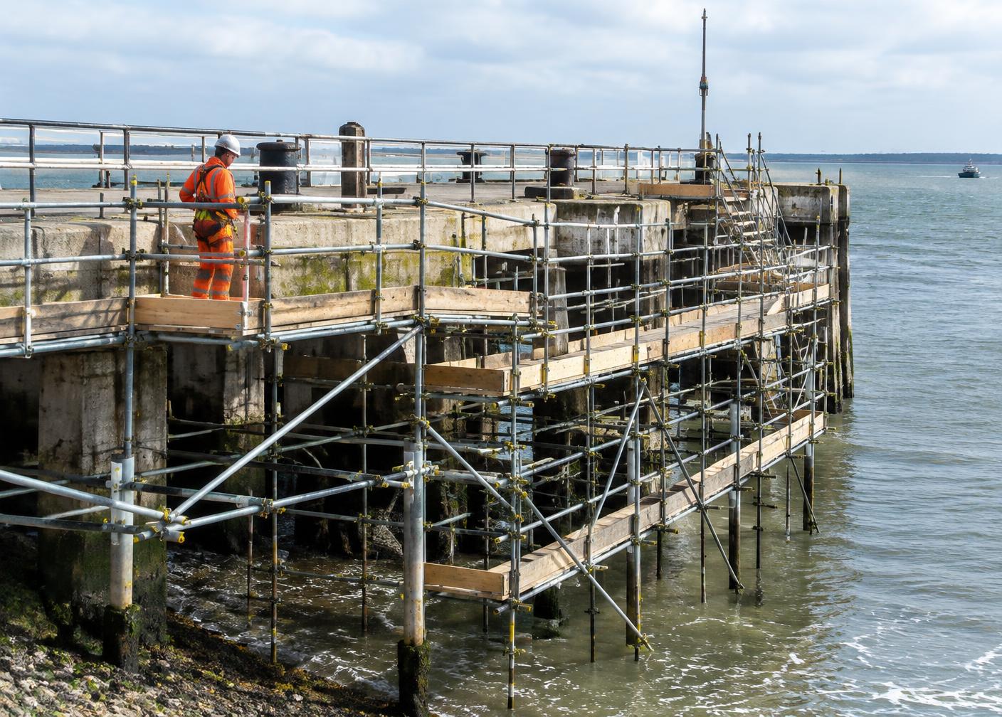 Marine scaffolding
